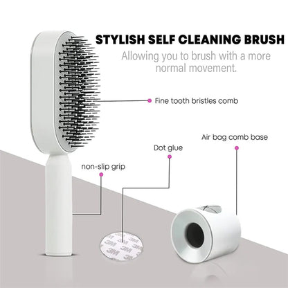 Self Cleaning Hair Brush